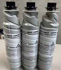 3 pk Ricoh Genuine 841337 Black Toner Bottle OEM MP Type 2120D Sealed - NEW