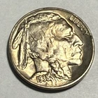 1938-D Buffalo Nickel in GEM Condition.