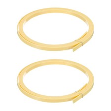 2 x Plastic Binding Purfling Strip 1650 x 6 x 1.5mm for Guitar Yellow