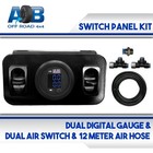 <!--F#f_0-->Digital Air Pressure Gauge Panel Kit Blue with Dual Air Switch + 12 meter Air...<!--F/-->