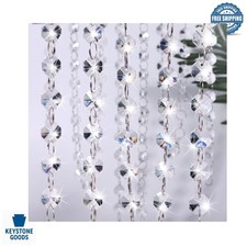 16.5ft Clear Acrylic Crystal Garland for Wedding  Christmas Decor