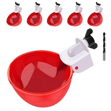Chicken Waterer Cups, 6 Packs Large Chicken Watering Cups, Automatic Chicken ...