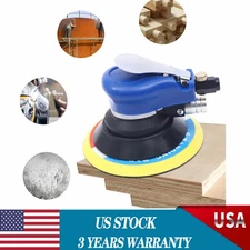 6INCH Air Palm Orbital Sander Random Hand Sanding Pneumatic Round 10000 RPM BEST