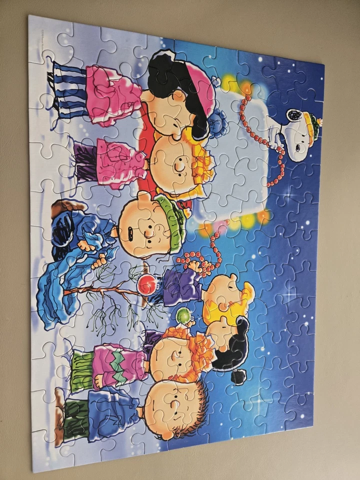 Peanuts Christmas 🎄 Holiday Jigsaw Puzzle 100 Piece - Image 2 of 2