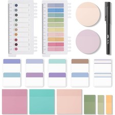 - Transparent Sticky Notes Set, 1000 Sheets Transparent Sticky Notes Tabs with