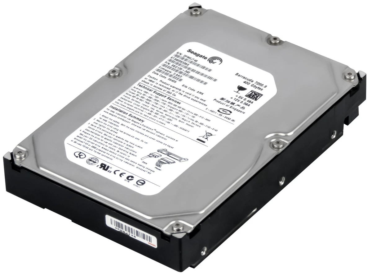Seagate SATA II Internal Hard Disk Drives 400 GB Storage Capacity