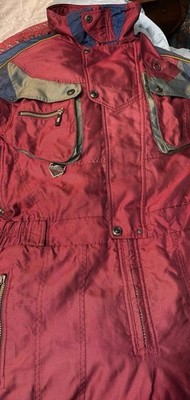 VINTAGE 90s Spyder Ski Suit Mens Extra Large One Piece Snowsuit Outdoor Skiing