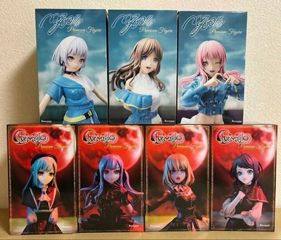 BanG Dream MyGO Ave Mujica Premium Figure Set of 7 BUSHIROAD Collectible Anime