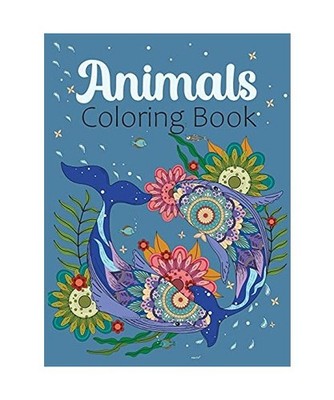 Animals Adult Coloring Book: Fantastic Adult Coloring Book with Elephants, Owls,