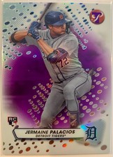 2023 Topps Pristine Pristine JERMAINE PALACIOS Purple Refractor /99 Tigers RC