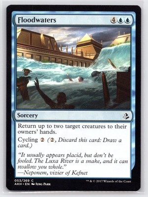 MTG LP-NP Normal Floodwaters 53 C Amonkhet