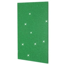 Glitter Acrylic Sheets 1/8" Thick Plastic Sheets 12x12 Inch, Green