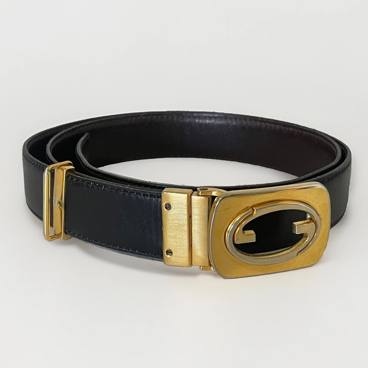 GUCCI ゴールド×ブラック ベルト Gucci Gold Belts for Men for sale | eBay