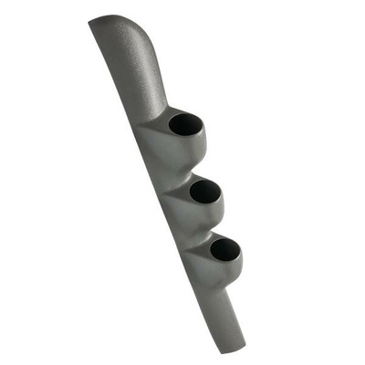 GlowShift Gray Triple Gauge 52mm Pillar Pod for 1998-2002 Dodge Ram 2500 3500