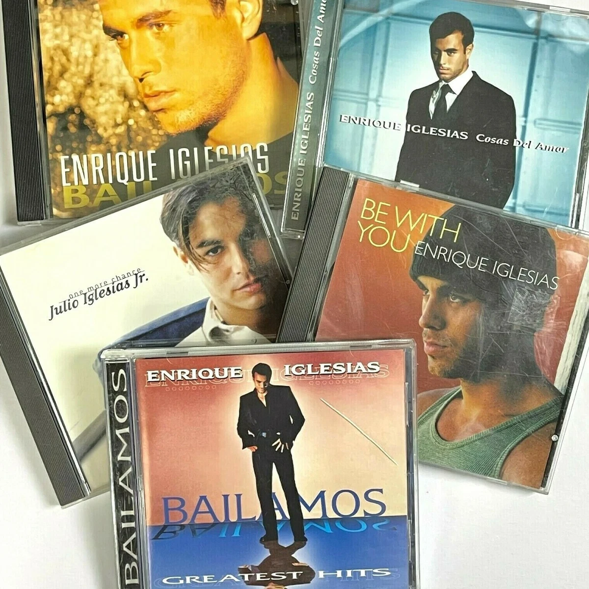 Enrique Julio Iglesias Jr 5 CD Bundle Bailamos Hits Cosas Amor One.