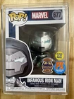 Funko Pop!  #677  Infamous Iron Man GITD Protective Case NIB
