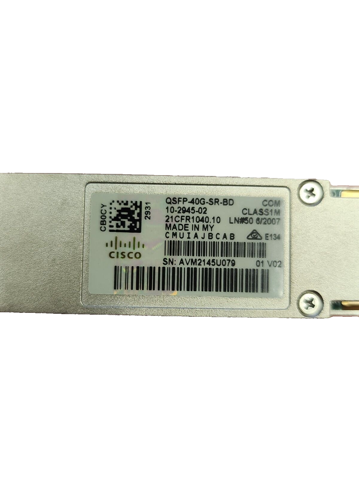 Modulo Fibra SFP MultiModale CISCO QSFP 40G SR4 S= | Leroy Merlin Modulo Fibra SFP MultiModale CISCO QSFP 40G SR4 S= | Leroy Merlin