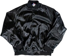 Mens X-Large Black Vintage ASW Jackets Nylon USA Made Jacket TBirds Grease