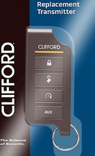  CLIFFORD 7656X 1-Way 1/2 Mile LED Remote 3606X 3706X 3806X also works w 7656V