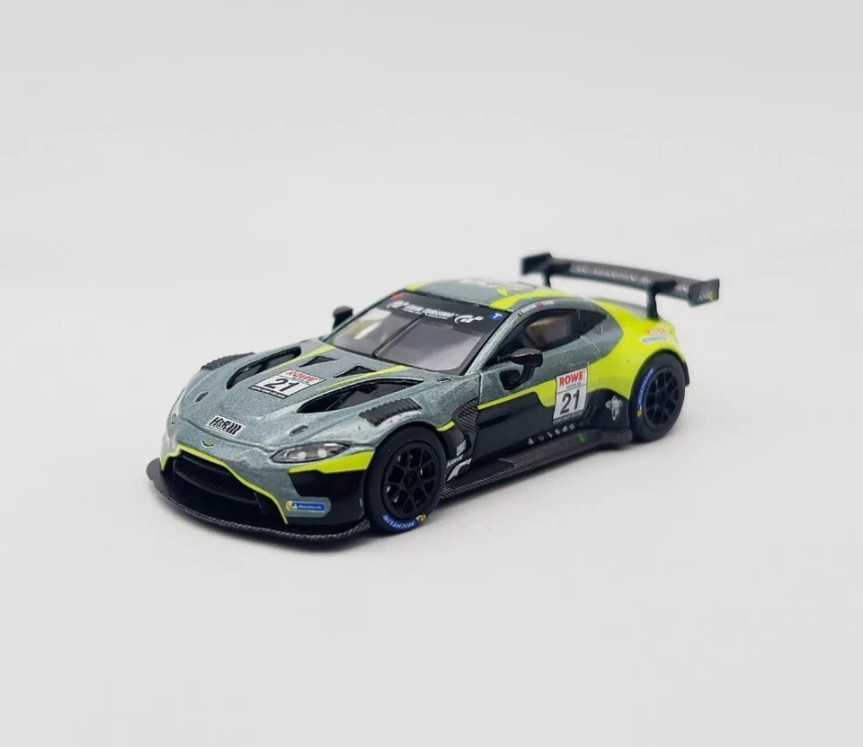 Pop Race 1:64 Aston Martin GT3 #21 verde PR64-89 - Imagem 2 de 2