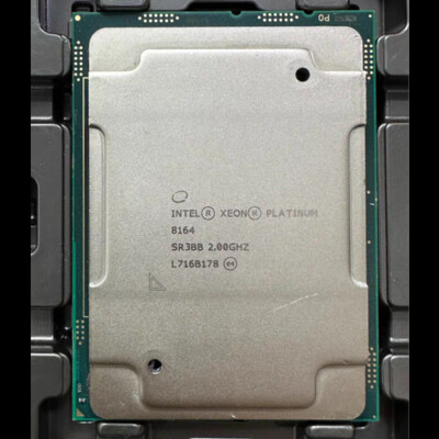 Intel Xeon Platinum 8164 CPU Processor 26Core LGA-3647 2.0GHz TDP-150W
