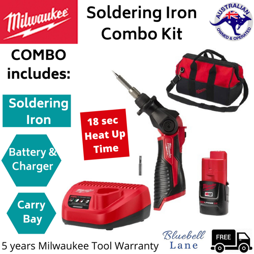 MILWAUKEE M12™ SOLDERING IRON KIT M12SI301B COMBO KIT eBay