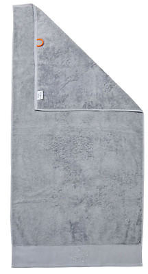 done.  BLACK LINE STONE CROWN Duschtuch silver 100% Baumwolle Frotte 70 x 140 cm