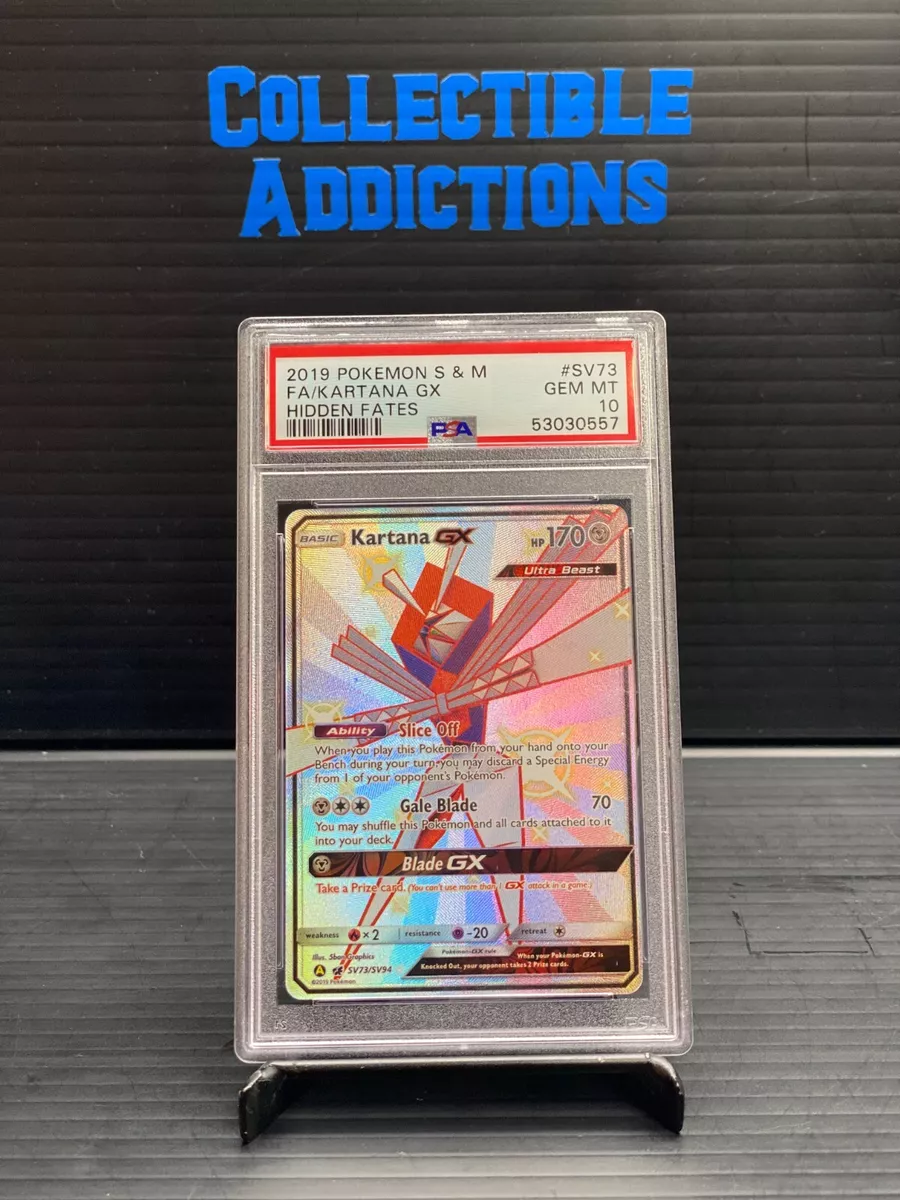 Pokemon TCG Hidden Fates SV73 Kartana GX Card –