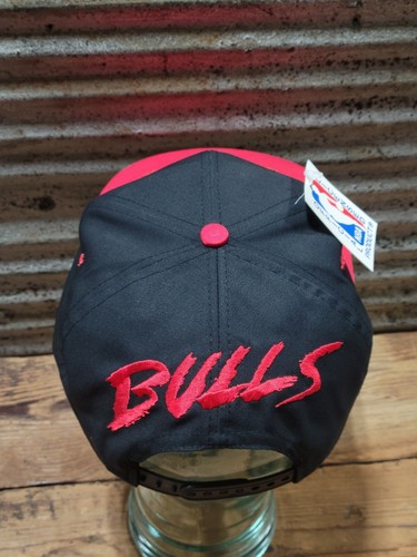 Vintage NOS 90s Chicago Bulls Signature Team NBA Snapback Hat Cap 1990s Jordan - Picture 7 of 13