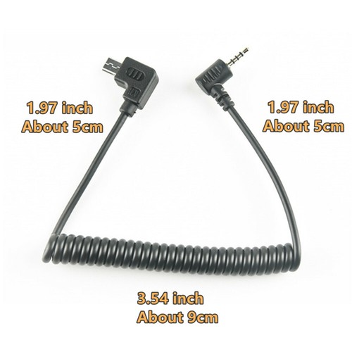 Cable de control de cámara micro USB a L1 para grúa ZHIYUN 2/Plus/M y Panasonic GH5 - Imagen 2 de 6