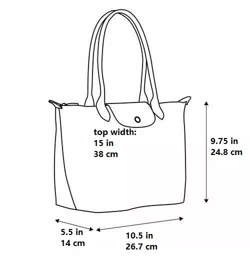 Longchamp Large Le Pliage Shoulder Tote