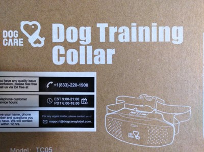dog care training collar tc01