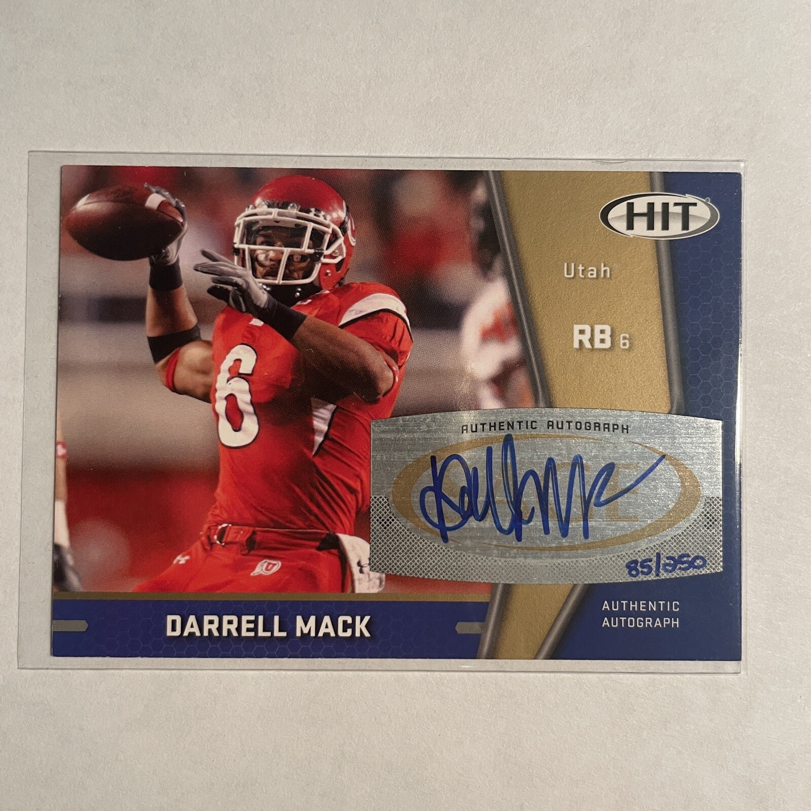 2009 Sage Hit Darrell Mack Blue /250 Auto #A32