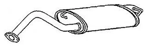 TOYOTA COROLLA Verso 1.6 VVT-i 1.6 1.8 2004-2009 Exhaust Rear Silencer
