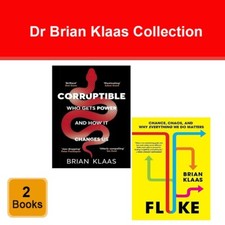 Dr Brian Klaas Collection 2 Books Set Fluke Chance, Chaos, Corruptible Paperback