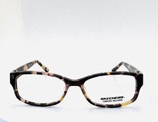 SKECHERS SE50037 074 Tortoise Brown Rectangle Eyeglasses 53-16-140 B:32