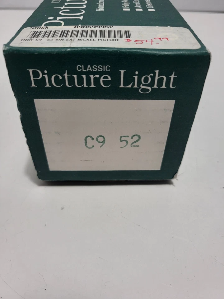 "Nueva luz de imagen plateada tradicional de 9"" House of Troy C9-52" Foto 4 de 4