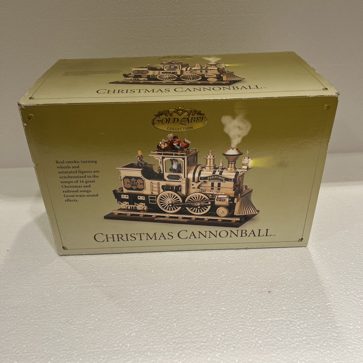 Mr. Christmas Gold Label Christmas Cannonball Train (RARE) | eBay
