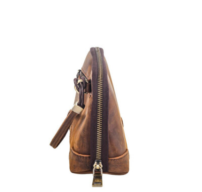Crazy horse leather handmade multi-functional retro tobacco pipe bag