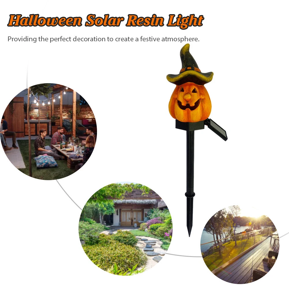 LED Solar Lights Stakes Stunning Halloween Decorations for Lawn