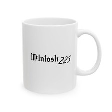 Tazza McIntosh MC-225 Badge 11 oz - Vintage Hifi Audiophile Audio Vacuum Tube Regalo