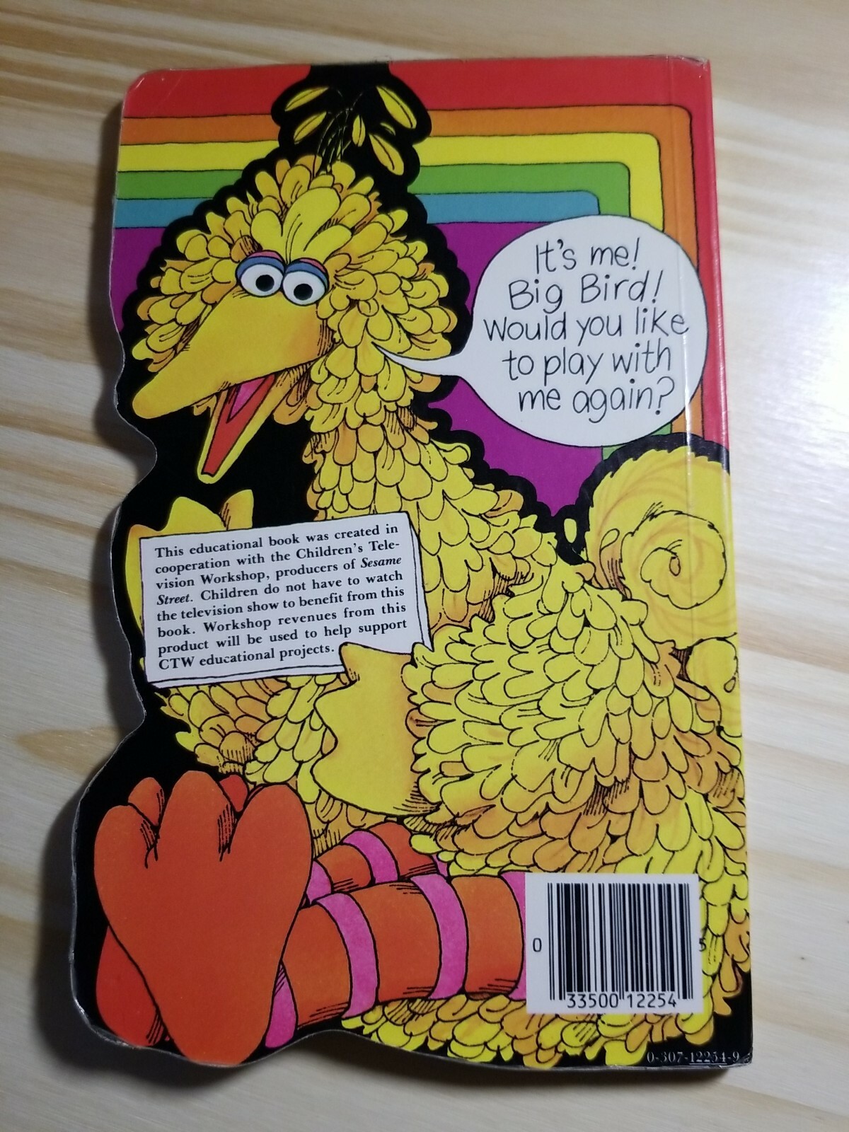 Vintage Big Bird's Color Game Sesame Street 1980 Golden Sturdy Shape Book |  eBay