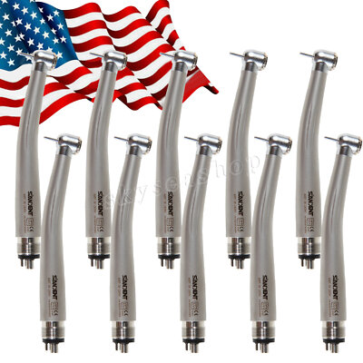 SANDENT Dental high speed handpiece Standard Turbine 2/4HOLE Push Button / Rotor