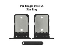 Sim Card Tray Slot Replacement for Google Pixel 6A Black