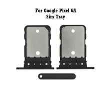 Sim Card Tray Slot Replacement for Google Pixel 6A Black