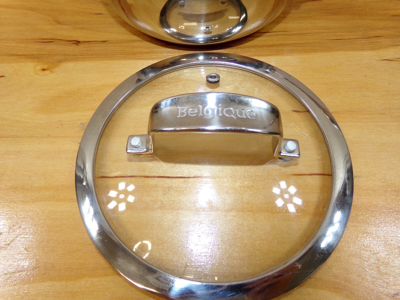 BELGIQUE Stainless Steel Cookware Pot with Glass Lid 1.5 Qt. eBay