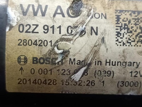 02Z911023N halter anlasser 2804201 177955 VOLKSWAGEN GOLF VI 5K1 10.2008 2008