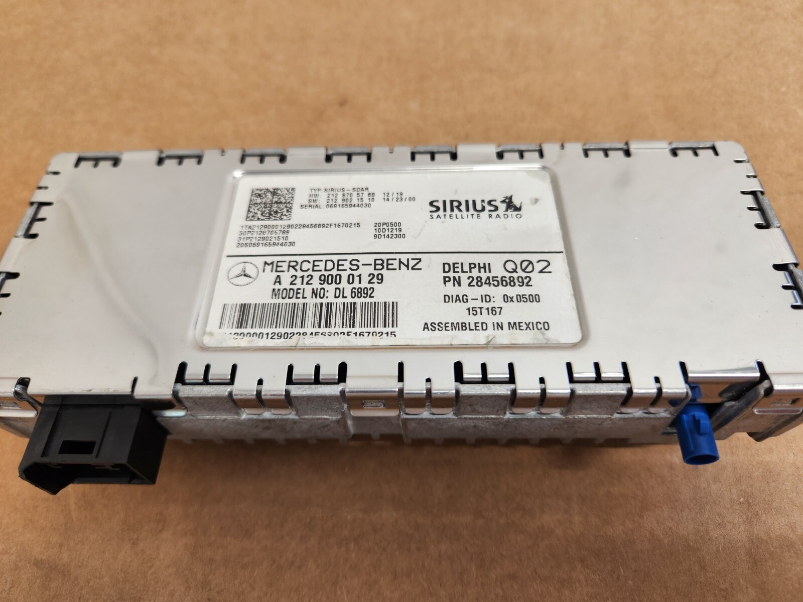 16 MERCEDES Gl550 OEM Sirius Satellite Radio Receiver Module 