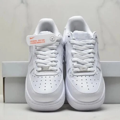 NIKE AIR FORCE 1 '07 LOW SCARPE UOMO DONNA BIANCO NUMERI DAL 38 AL 45 ORIGINALI - Immagine 3 di 4