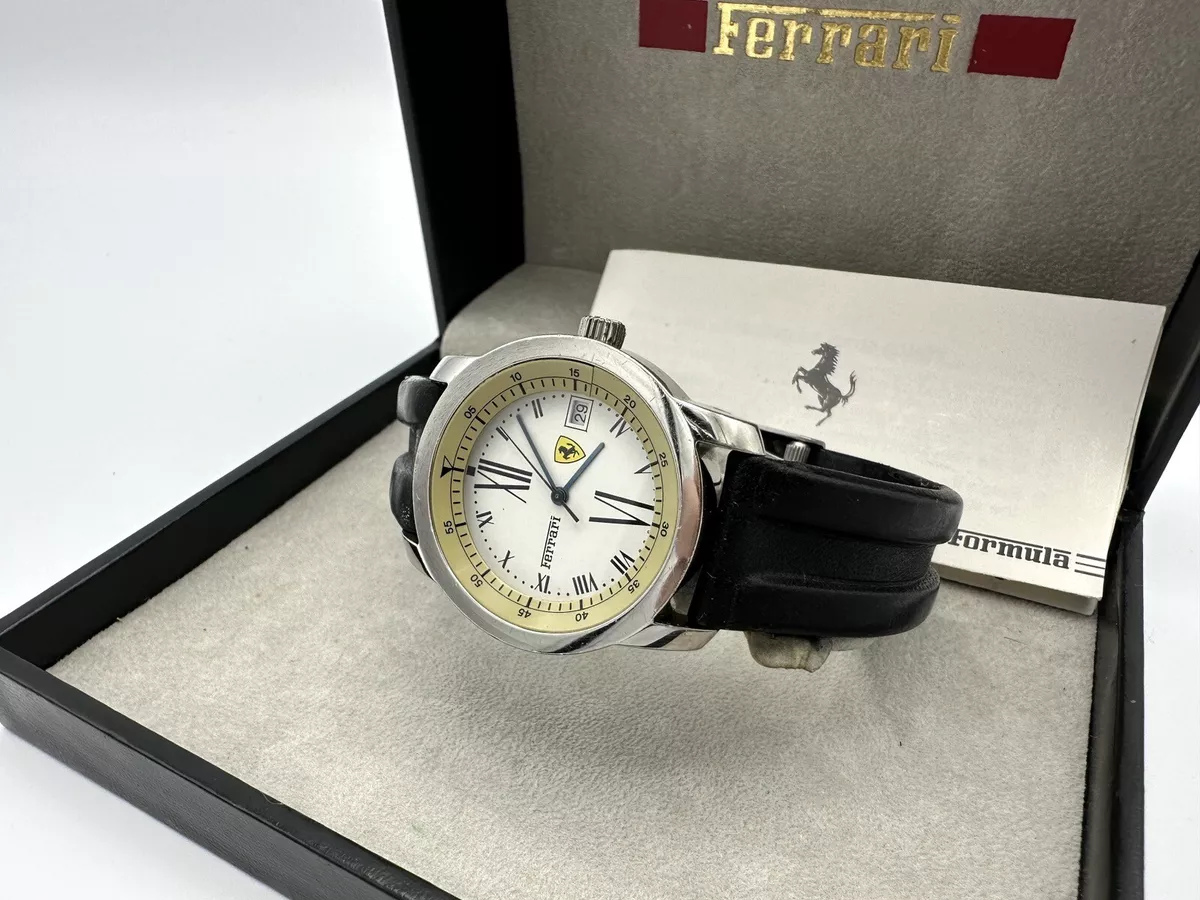 FERRARI FORMULA INDY WATCH IN BOX UHR SWISS MADE CARTIER SERIES OROLOGIO